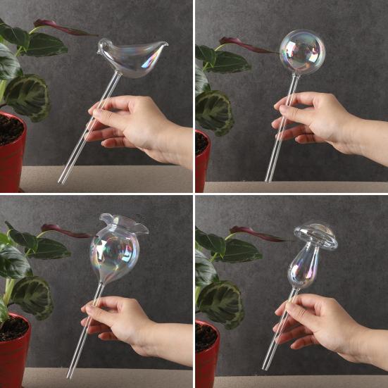 Flower Waterer High Borosilicate Glass Automatic Plant Watering Globes for Indoor Potted Plants Balcony Garden Orchids