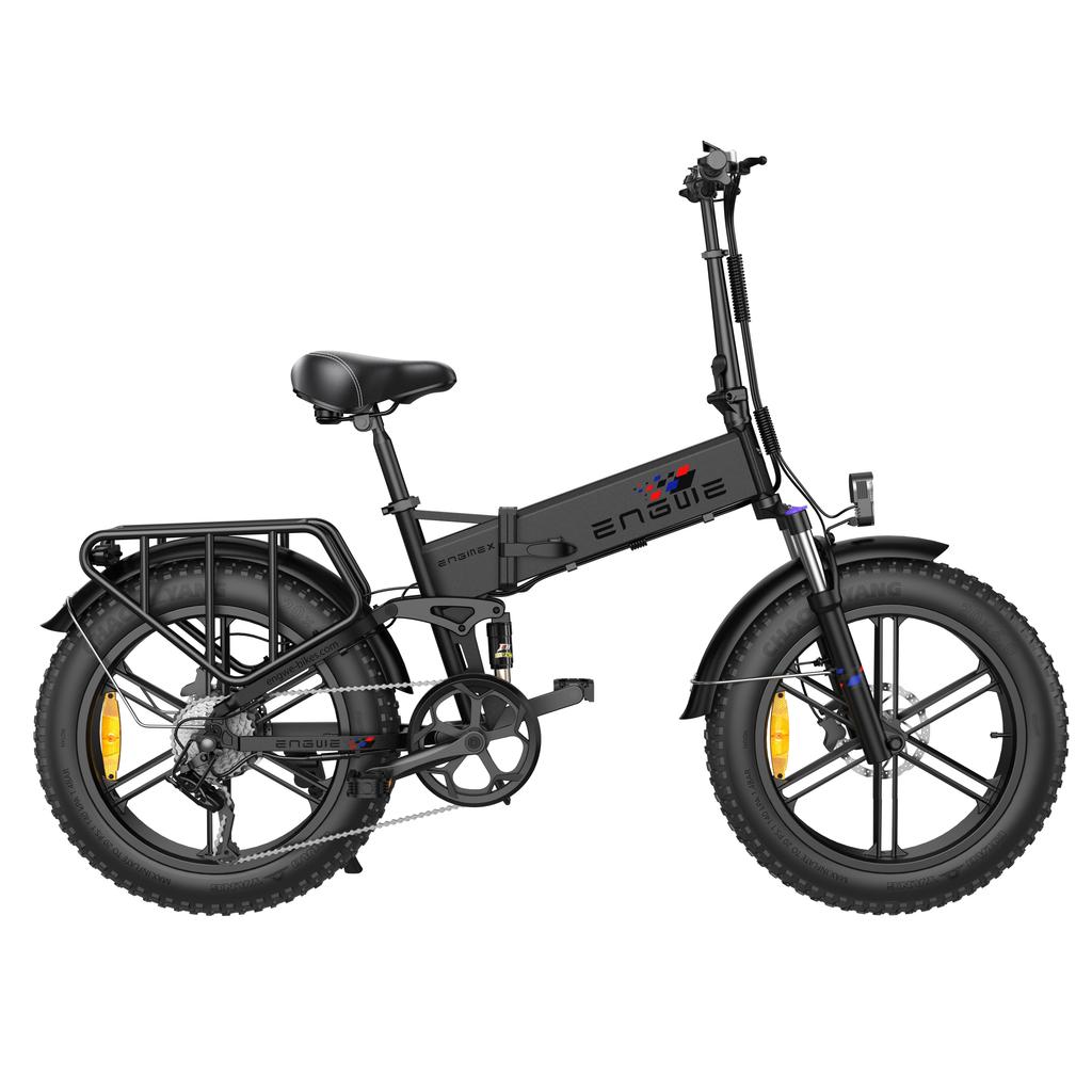 ENGWE ENGINE X 250W Elektrofahrrad - 25 km/h, 120 km Reichweite, 20" Fat Tire E-Bike mit 7-Gang-Schaltung