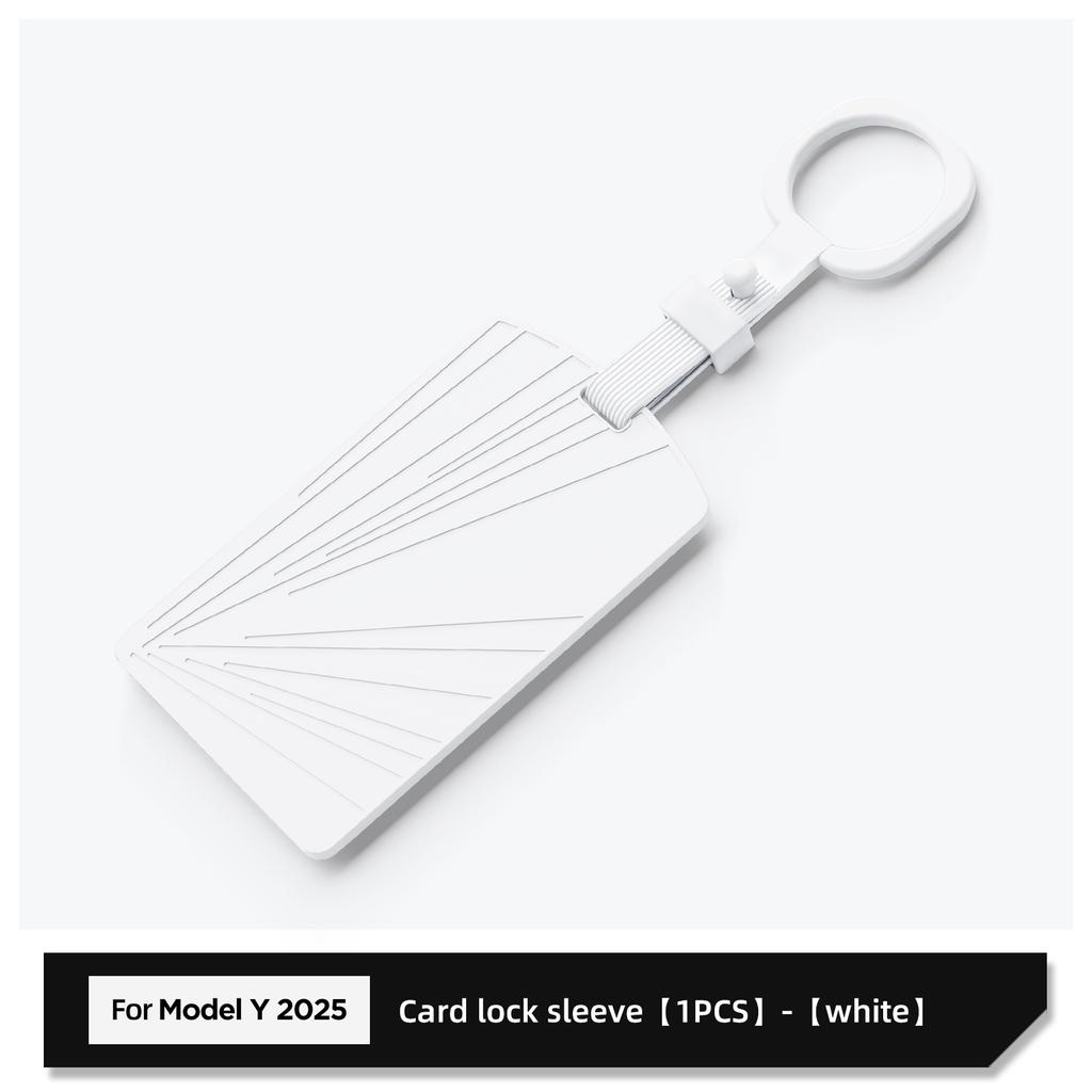 Voor Nieuwe Tesla Model Y Lancering 2025+ Juniper Siliconen Sleutelkaart Hoes Sleutelkaarthouder Beschermhoes 1 Stuk