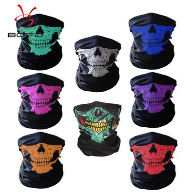 Seamless Multifunctional Magic Headscarf+cycling Mask For Warmth Halloween Props+versatile Skull Headscarf