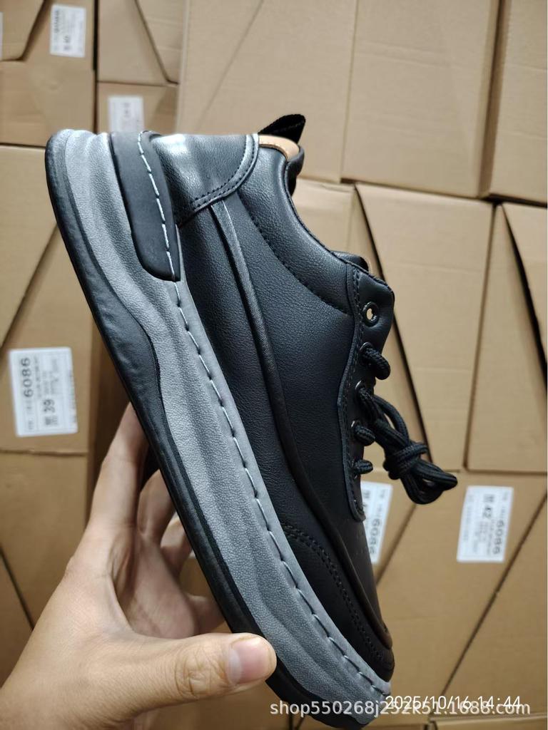 Herren Vielseitige Weiße Lederschuhe - Atmungsaktive Freizeitsneaker für Alle Jahreszeiten