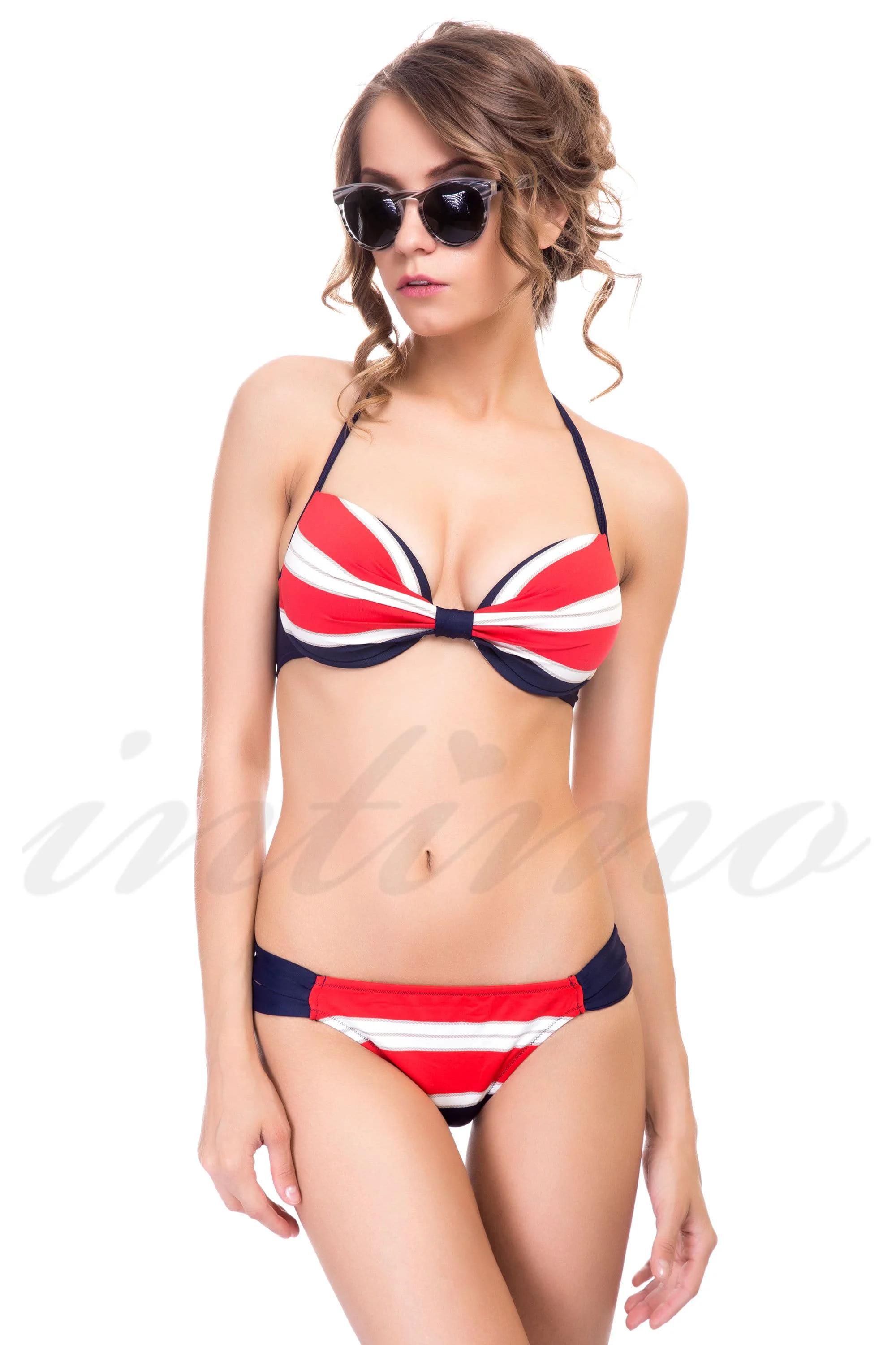 

Купальник Push Up gel, плавки сліп Lilly (47396) 42B/S різнокольорові кольору