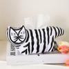 Modern Cat Ornament Cartoon Paper Box Craft Tissue Box  Hotel