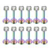 12Pcs Internally Threaded Labret Piercing Set 12 Pcs Set Body Jewelry  for Women Men