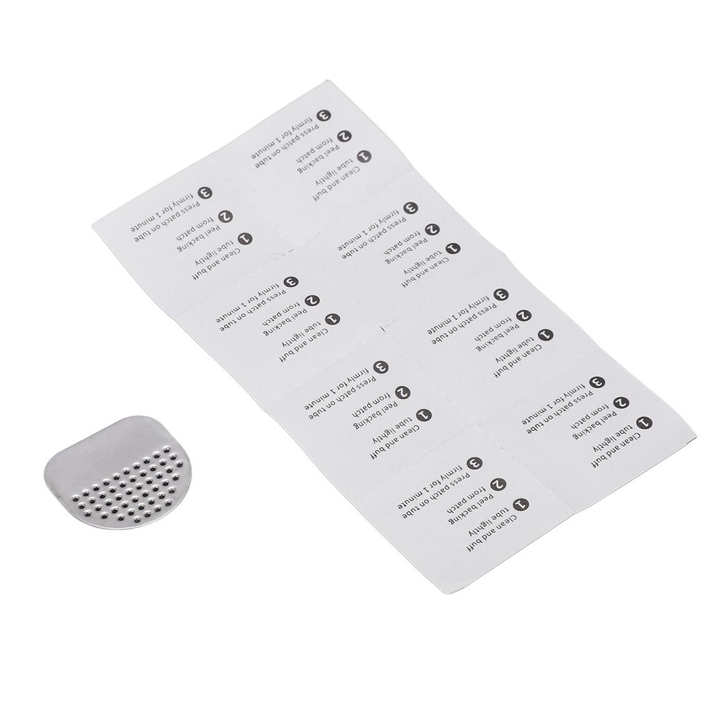 8 Stück Fahrradreifen Gummi Flicken Set Kleberfrei Mountainbike Reifen Schlauch Pannen Reparatur Flicken