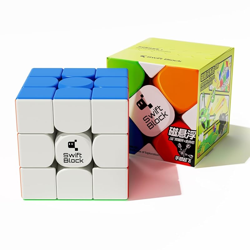 

Swift Block Gancube, a 3x3 speed cube with magnets, is a competitive Maglev magic cube from the GAN brand and a sub-brand for children, adults, and