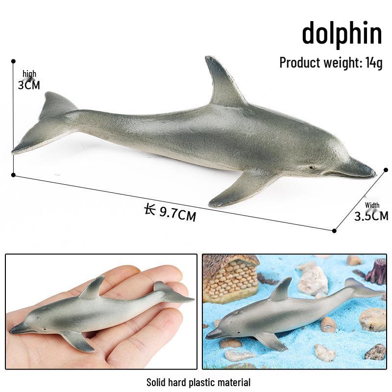 Solid Hammerhead Shark Toy Model - Marine Animal for Kids' Science Education