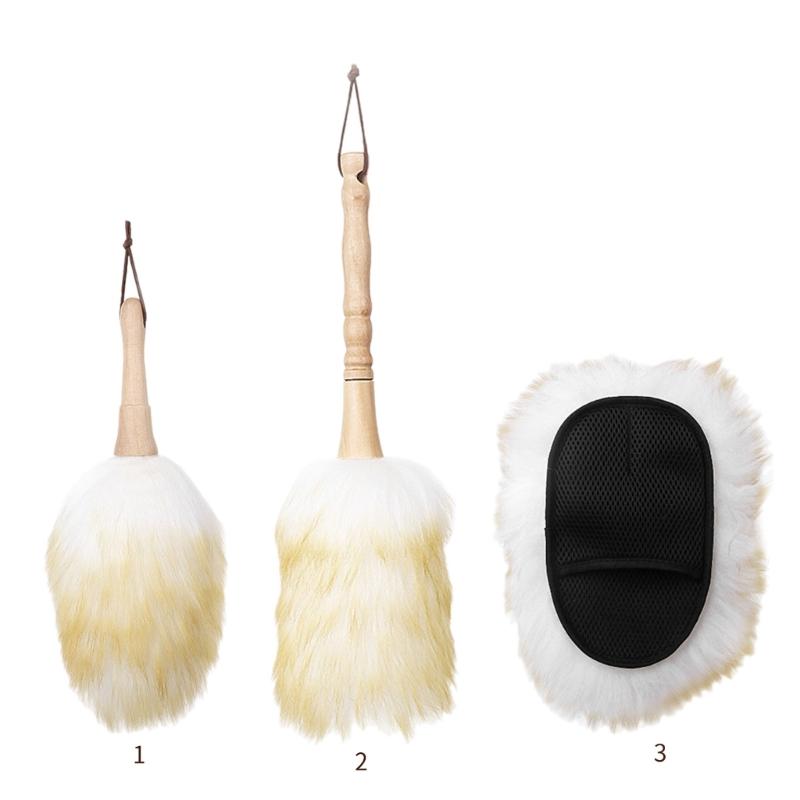Effective Lambswool Brush for Dust and Stain Removal from Instruments