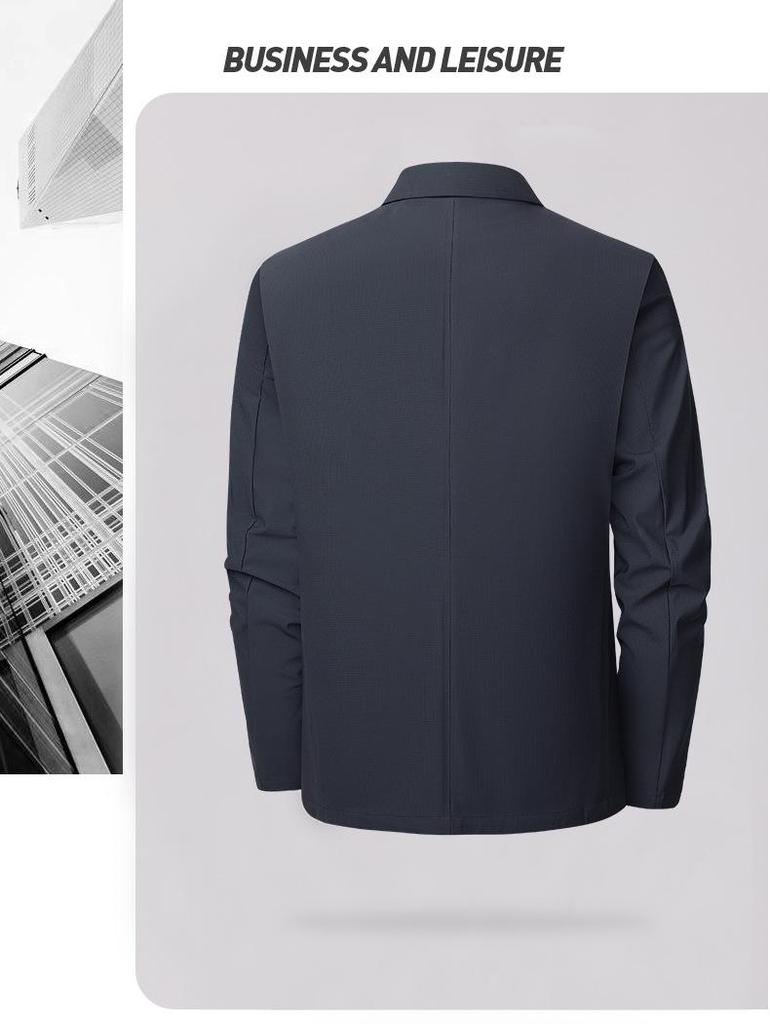 2026 Lightweight Breathable Business Casual Sun Protection Jacket - Wrinkle-Resistant and Non-Iron for Office Commute