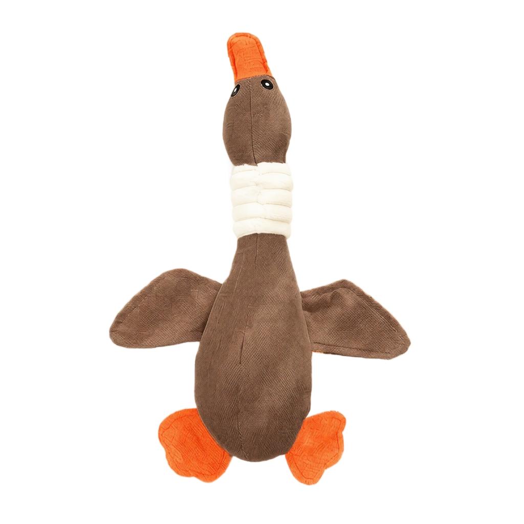 Plush Linen Squeaky Toy for Dogs, Interactive Teething Toy with Squeaker - Fun Pet Toy for Puppy, Small and Medium Breeds