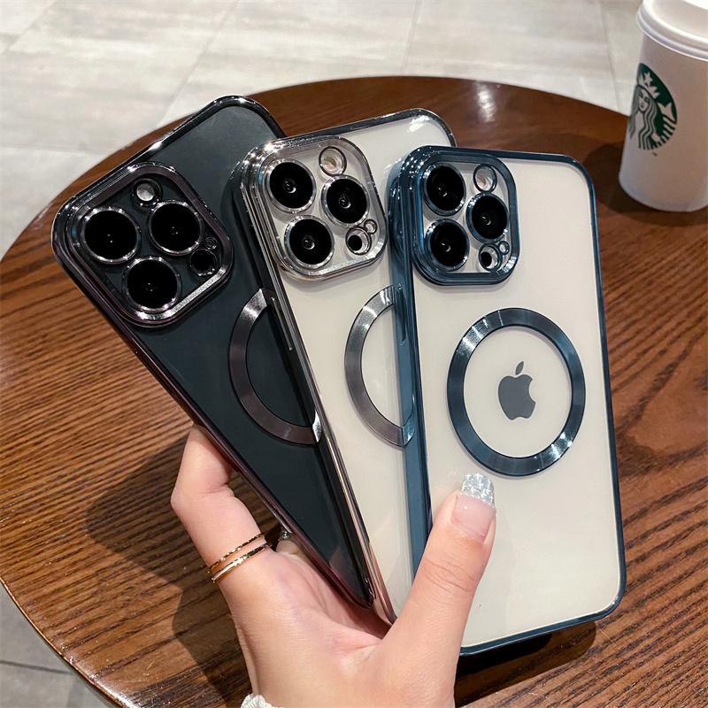 Glass Phone Camera Lens Protection Case For iPhone 13 15 14 12 11 Pro Max 8 Plus X XS XR With Logo Hole Plating Protector Cover