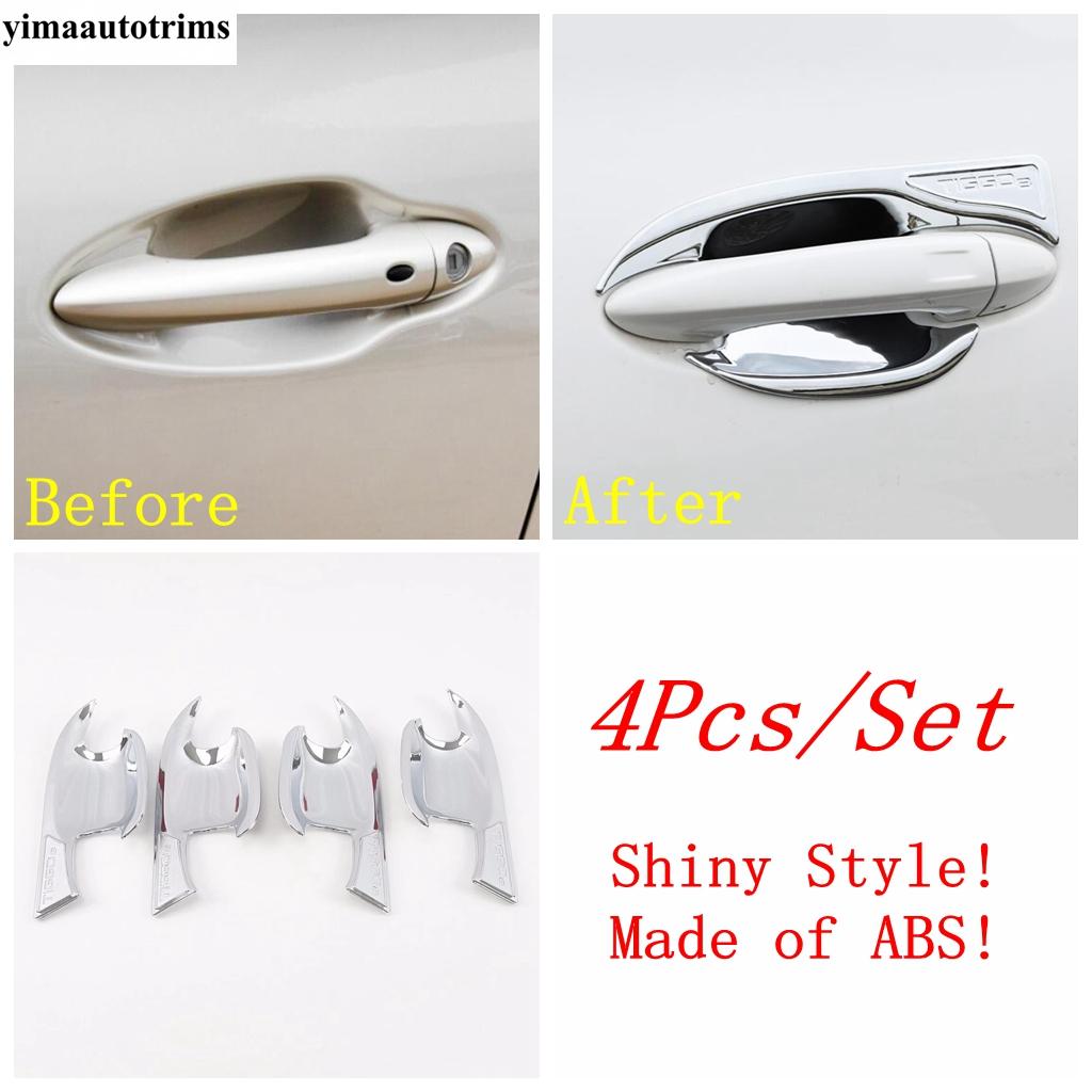 Rearview Mirror Rain Eyebrow / Window Wiper / Door Handle Bowl Cover Trim For Chery Tiggo 8 2018 -  ABS Chrome Accessories