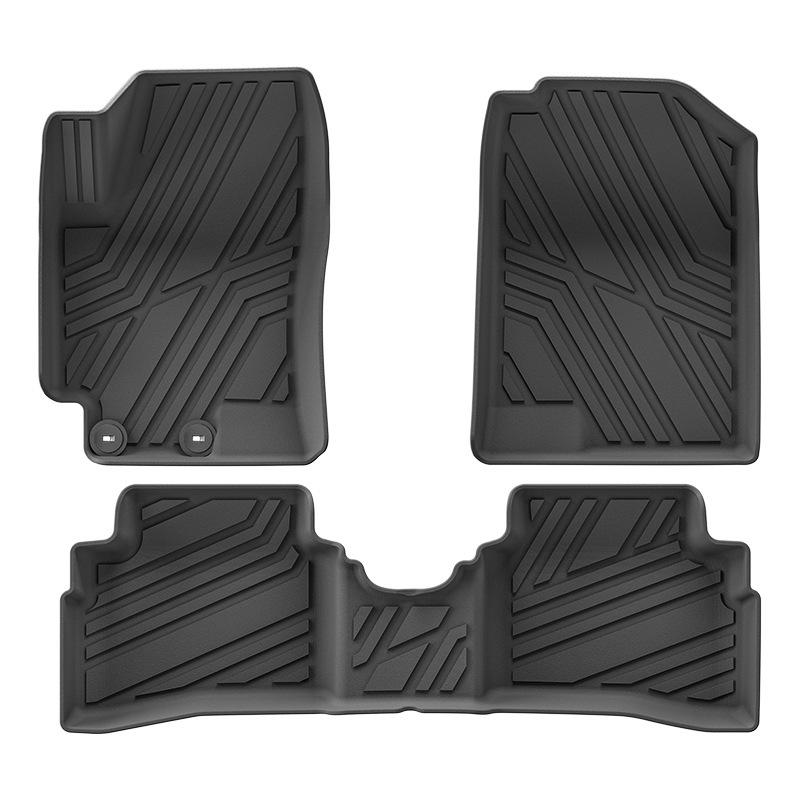 Car Floor Mats Dedicated for Yuena SONATA5 Models 17-23, TPE Material, Includes Trunk Mat