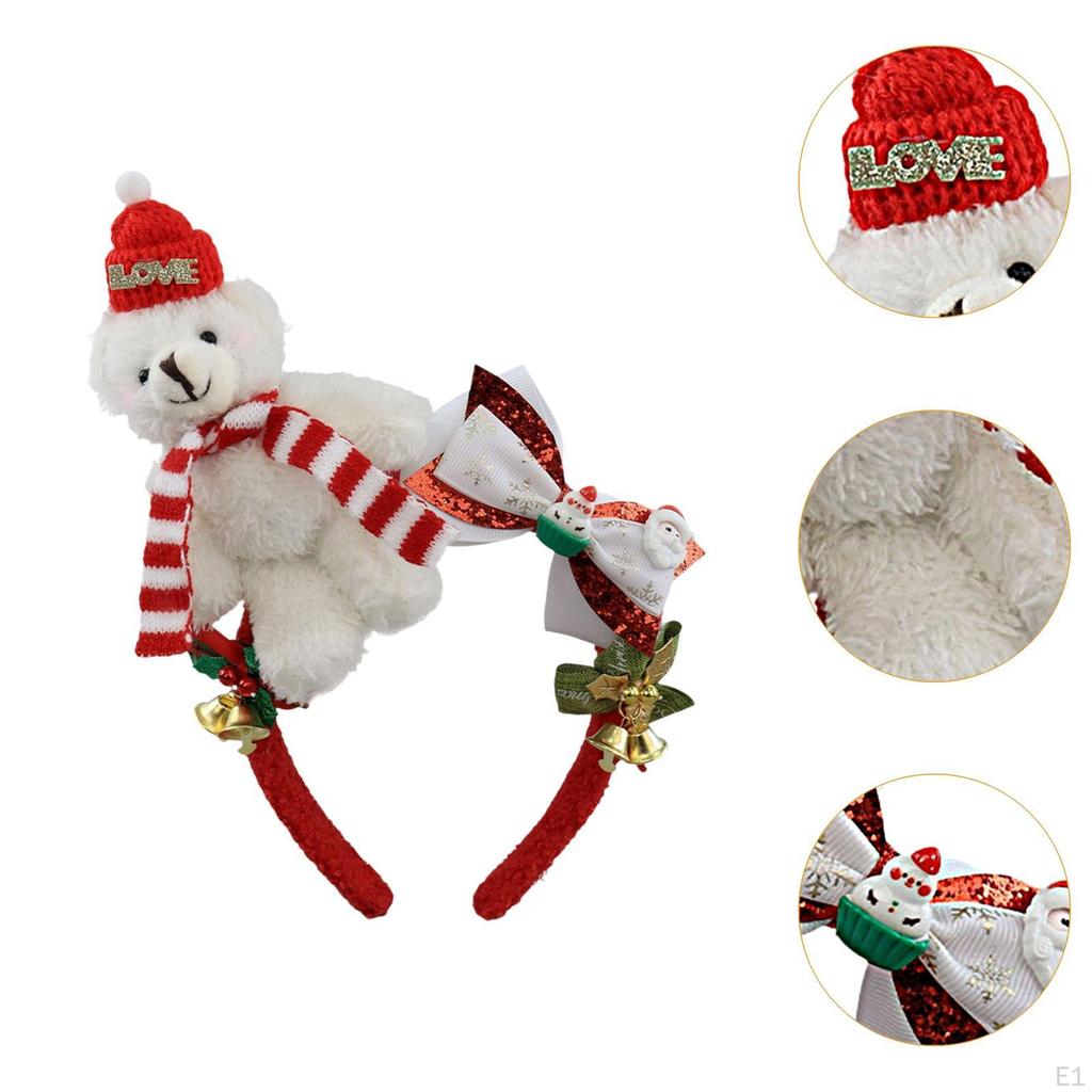 Christmas Bear Headband Headwear for Birthday Role Play