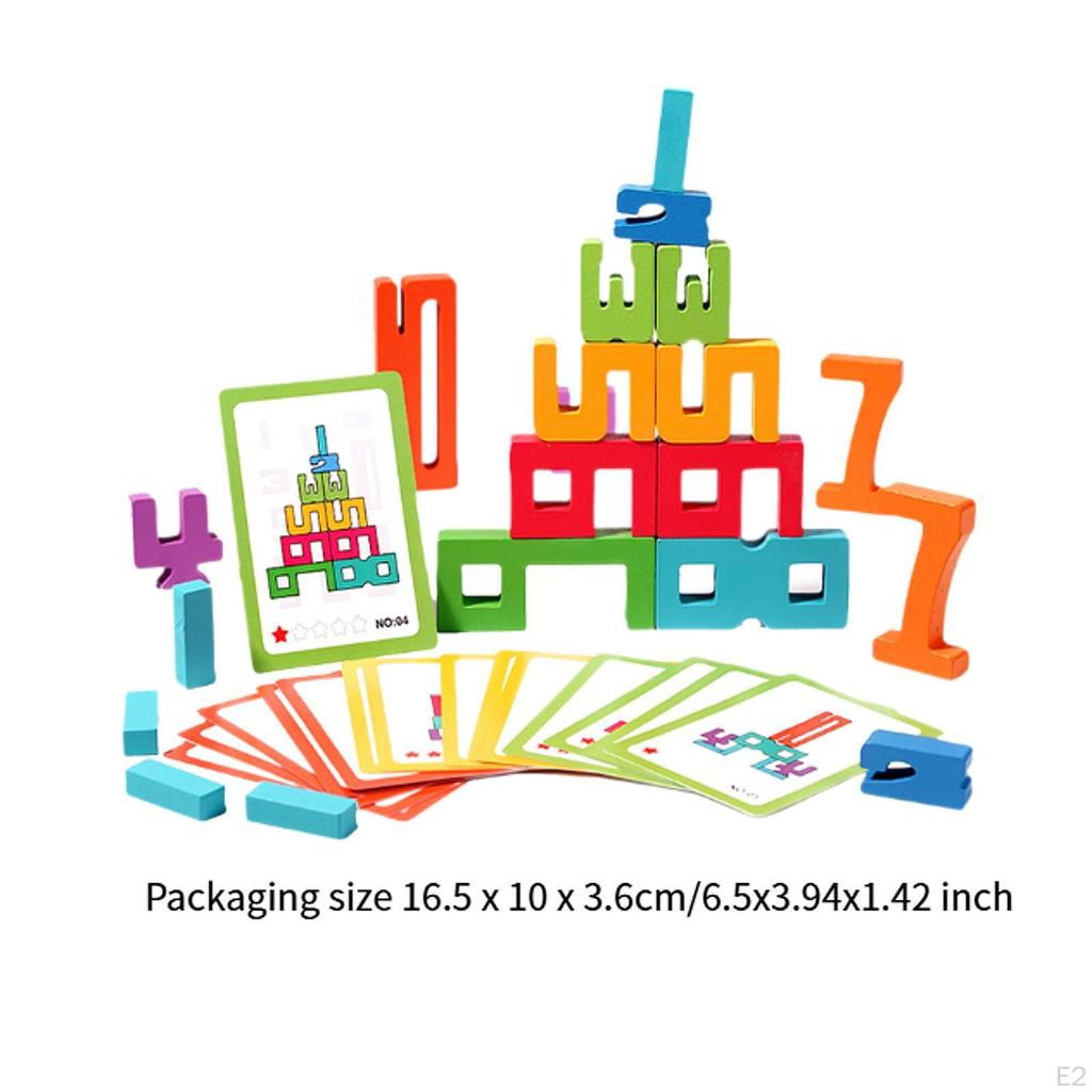 Holz Zahlen Puzzle Block Spielzeug Set Vorschul Lernaktivitäten Partygeschenke für Kinder