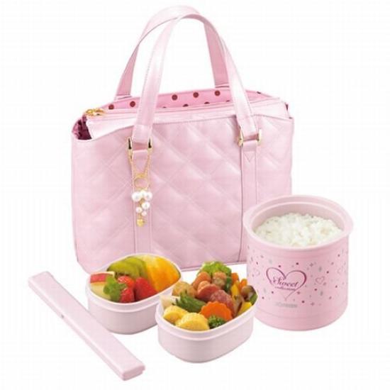 

ZOJIRUSHI Insulated Lunch Box Enamel Pink SZ-FA03-PM рожевий
