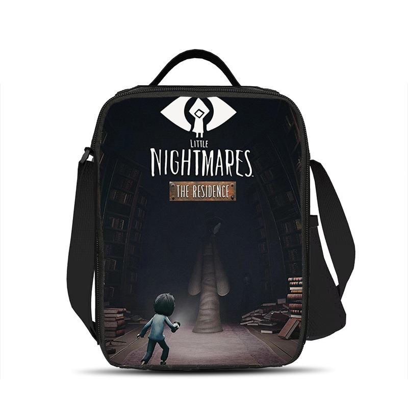 Little Nightmares sac de glace grande capacité pique-nique extérieur léger impression dessin animé pour étudiants hommes et femmes nouveau style scolaire