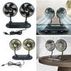 Adjustable Car Auto Air Cooling Dual for Head Fan Summer Low Noise Car Auto Cool