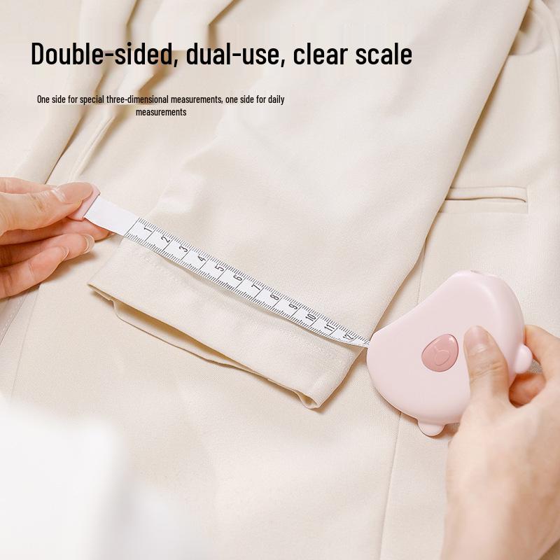 Magnetic Auto-Retract Soft Tape Measure for Fitness & Body Measurements
