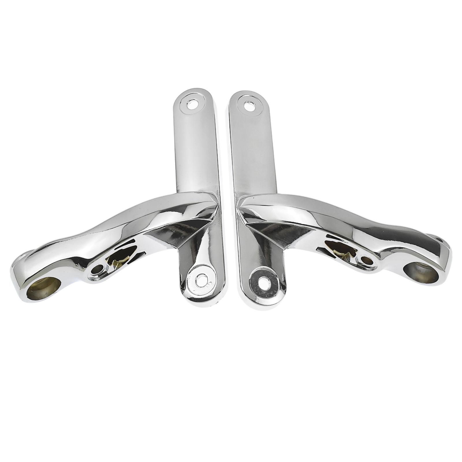 

Motorcycle Black/Chrome Auxiliary Lighting Bracket Frame For Harley Touring FLHR Electra Glide Road King Ultra Classic FLHT CVO Light Bracket B