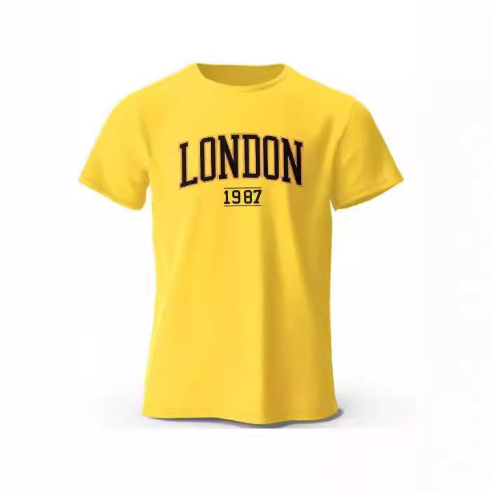 London 1987 Vintage Sports Short Sleeve 3D Print T-Shirt Men's and Women's Extra Large T-Shirt directly from the manufacturer