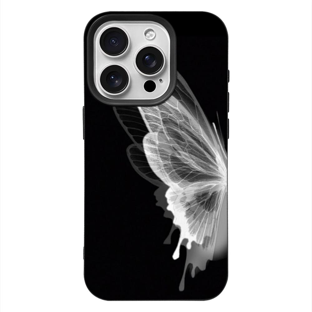 Ice Butterfly Case For IPhone 17 Cases IPhone 15 11 12 13 14 Pro Max 16E 16 Plus Stylish Patterned Design Phone Cover