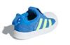 adidas Originals Superstar 360 I Нескользящие Низкие Кроссовки для Малышей Сине-Желто-Белые для Младенцев и Малышей CG6583