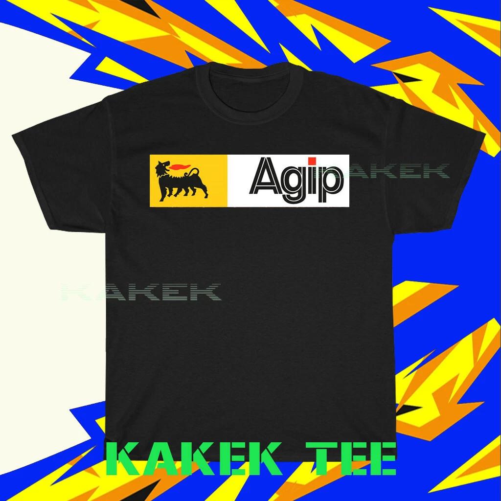 Agip Oil Motor Logo Racing Logo American T-Shirt Funny Size S to 5XL 2XL