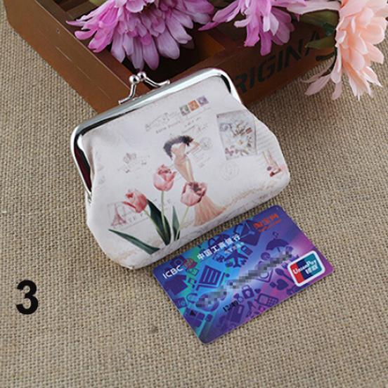 

Женский кошелек с цветочным принтом Hasp Zero, клатч, кошелек для монет, держатель для карт