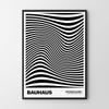 Black and White Bauhaus Poster