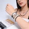 2530 Stück Schwarz/Weiß Polymer Clay Perlen CCB Abstandshalter Perlen Mit Anhängern Kits Für DIY Einzigartiges Armband Halskette Schmuckherstellung