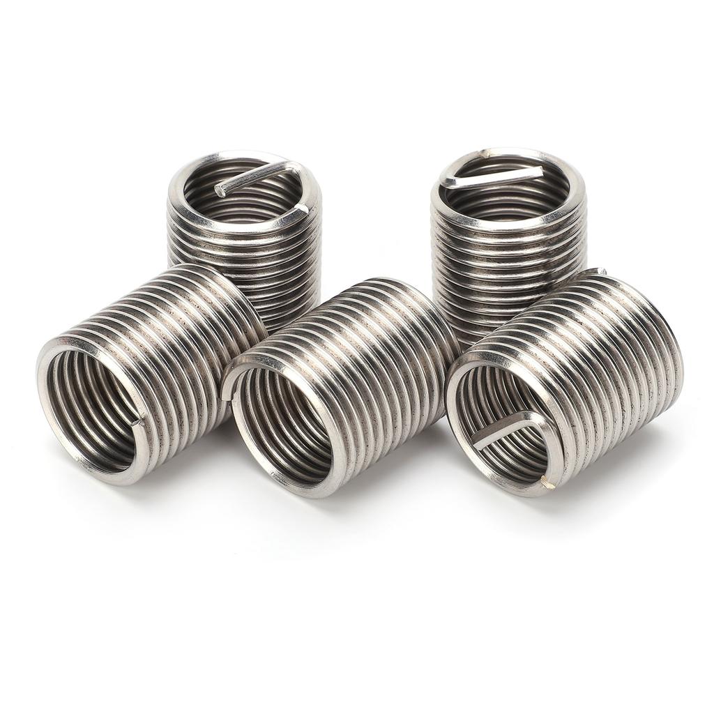 5Pcs Thread Inserts Male Female Reducing Nut Repair Stainless Steel Wire Fastener M24x3x2D