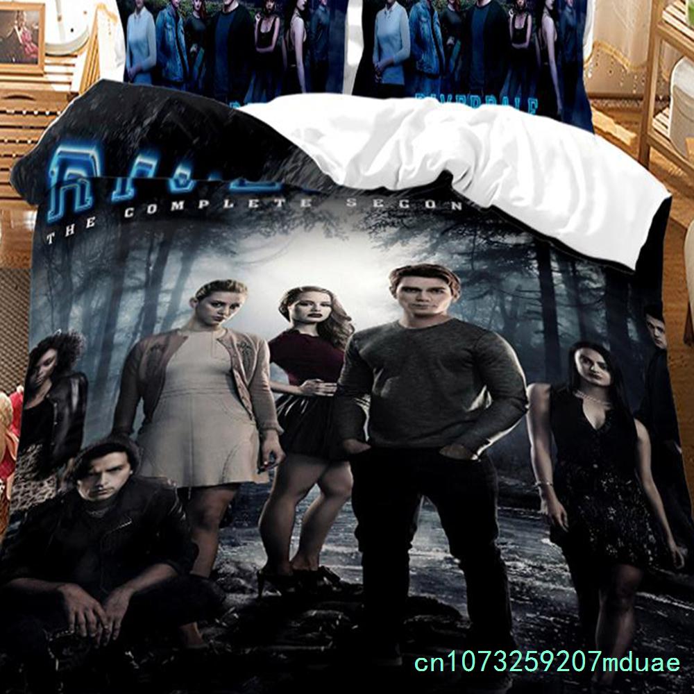 New Riverdale Printed Bedding Set 3d Bedding Set Printed Duvet Cover Sets With Pillowcases Digital Printing Comforter Cover Set