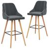 Day and Night - Day and Night Kitchen Stools 2 Units Dark Gray Velvet