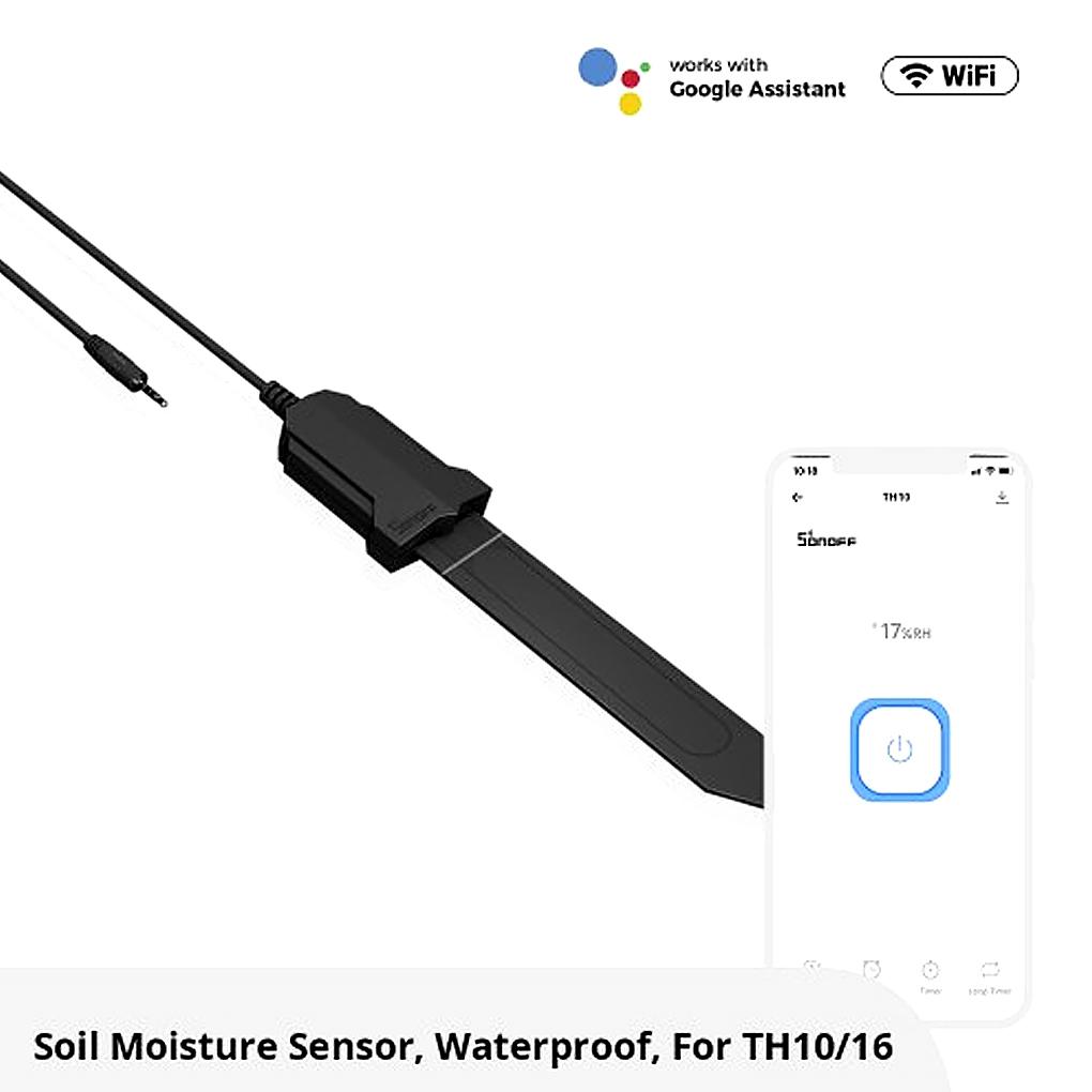 Sonoff Garden Greenhouse Soil Moisture Sensor IP55 Waterproof Voice Control Hygrometer Detector Automatic Irrigation System