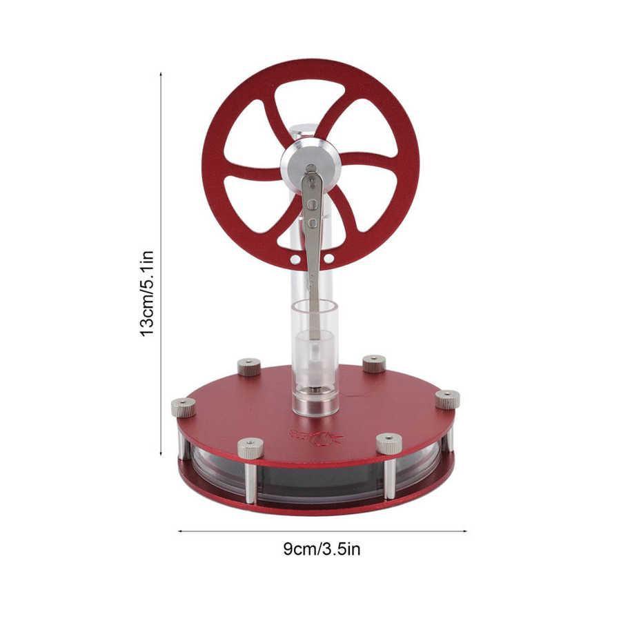 

1 шт. Двигатель Стирлинга с низким перепадом температур, принцип Стирлинга, моделирование двигателя, креативные физические эксперименты красный