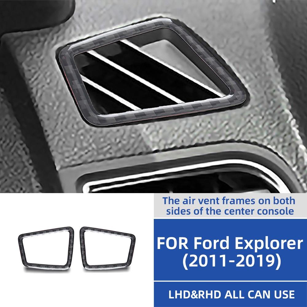 100% Real Carbon Fiber Dashboard Trim for Ford Explorer 2011-2019 Passenger Decor Strip, Glossy Epoxy Coating Interior