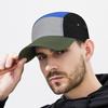 Retro color blocked baseball cap, quick drying waterproof soft top duckbill cap, outdoor sports and leisure sun shading