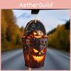 Car Acrylic Halloween Pendant With Cartoon Pumpkin Head Bucket Decoration For