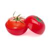 Tomato Shaped Plastic Vegetable Storage Container Fresh Keep Box for Kitchen Use Suitable for Storing Cut Fruits and Vegetables