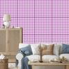 Wallpaper Fabric Pattern Purple, Lavender and White 50x1000