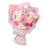 Handmade Crochet Flower Bouquet Knitted Rose Artificial Flowers For Home Decor Valentine's Day Mother's Day Anniversary Gift
