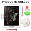Pearl DIY Butterfly Art Kits 15.7x19.6inch Gem Art Pearl Painting Kits Without Frame for Adults Gift Idea Home Wall Decor