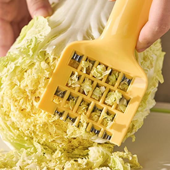 2Pcs Vegetable Cutter Multifunctional Hand Peeler Cutter Tool, Stainless Steel Blade Vegetable Slicer with Easy Grip Clog-Free Grate Design Kitchen