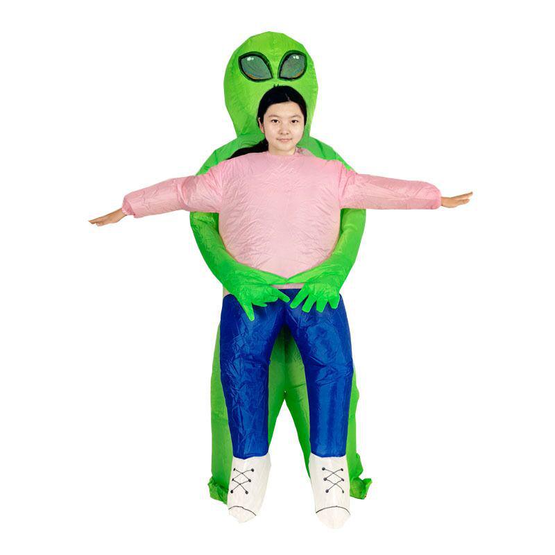 Popular Alien Ghost Hug Inflatable Halloween Costume - Creative and Fun Mascot Cosplay