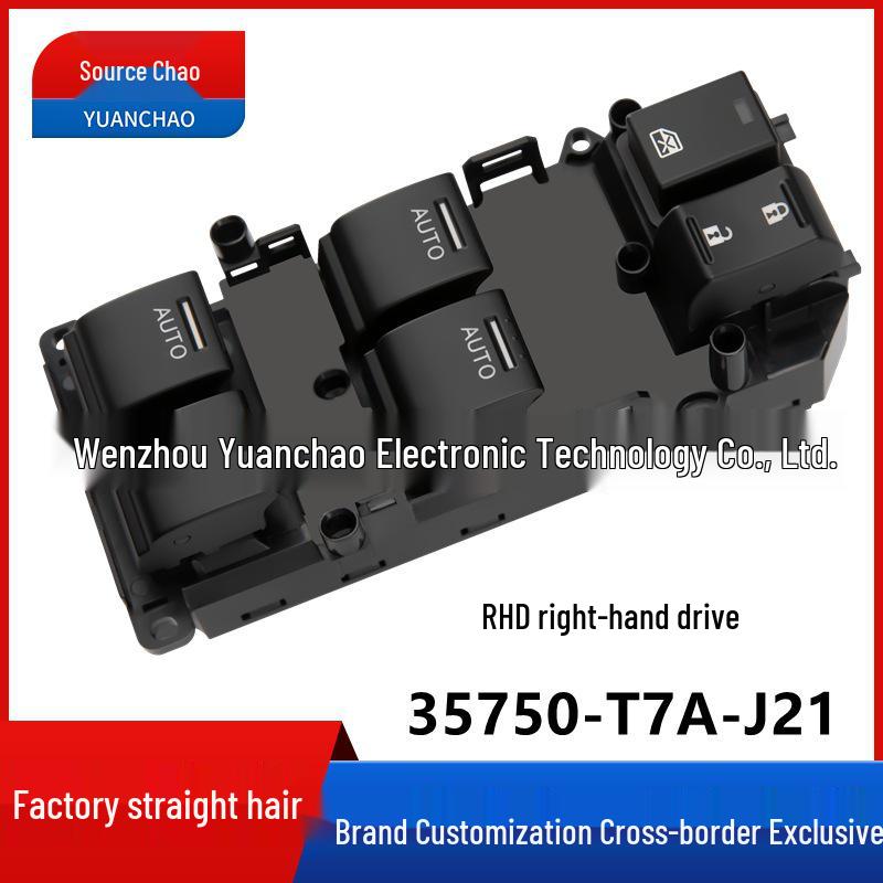 

Honda Accord Переключатель стеклоподъемника с электроприводом для праворульного автомобиля 35750-T7A-J21 Electric