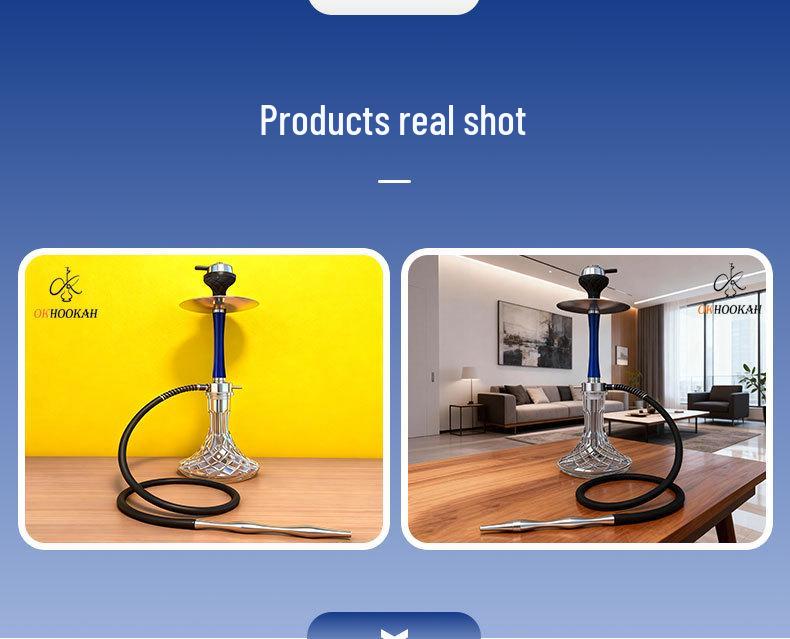 Large Single-Tube Hookah for Bars & Lounges