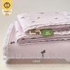 Class A Full Cotton Double Layer Gauze Bed Sheet & Pillowcase Set (3-Piece) for All Seasons