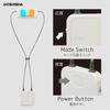 Doshisha Tempo LOOP Cool & Hot Device, Dual Power Source (Rechargeable/USB), Star White