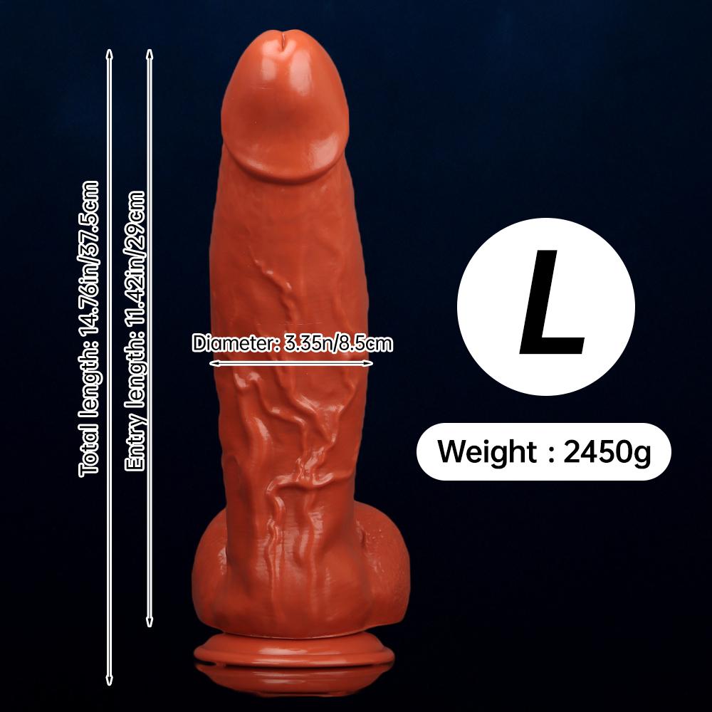 PVC Large Dildo Butt Plug with Suction Cup Threaded Anal Beads Anal Dildo Fisting Realistic Penis